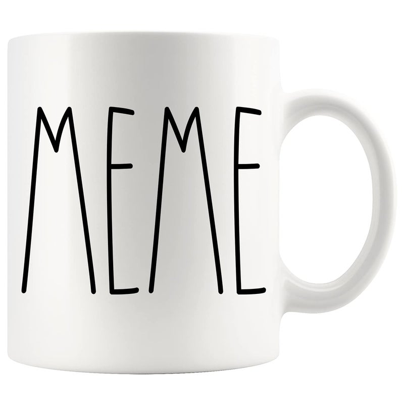 bobalife Bubble tea in the making Moon9xx Meme Coffee Mug Meme Rae Dunn Inspired Rae Dunn Style Birthday-Merry Christmas-Mother Day Family Coffee Mug Birthday Present For The Best Meme Ever Coffee Cup 11oz,White,EBG4JFUAVL-11oz - Image 1